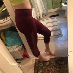 Victoria secret maroon capri